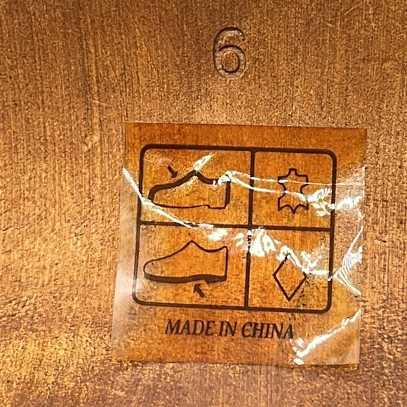 Patricia Nash Old World Map Italian Leather Clogs/Mules - Size 6 - Picture 8 of 9